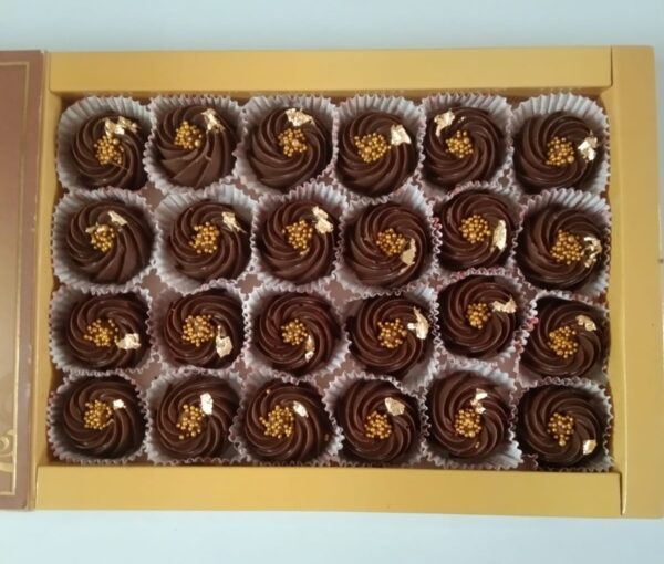 Biscoff Soft-Filling Chocolate with a creamy Biscoff center, wrapped in smooth chocolate and elegantly swirled.
